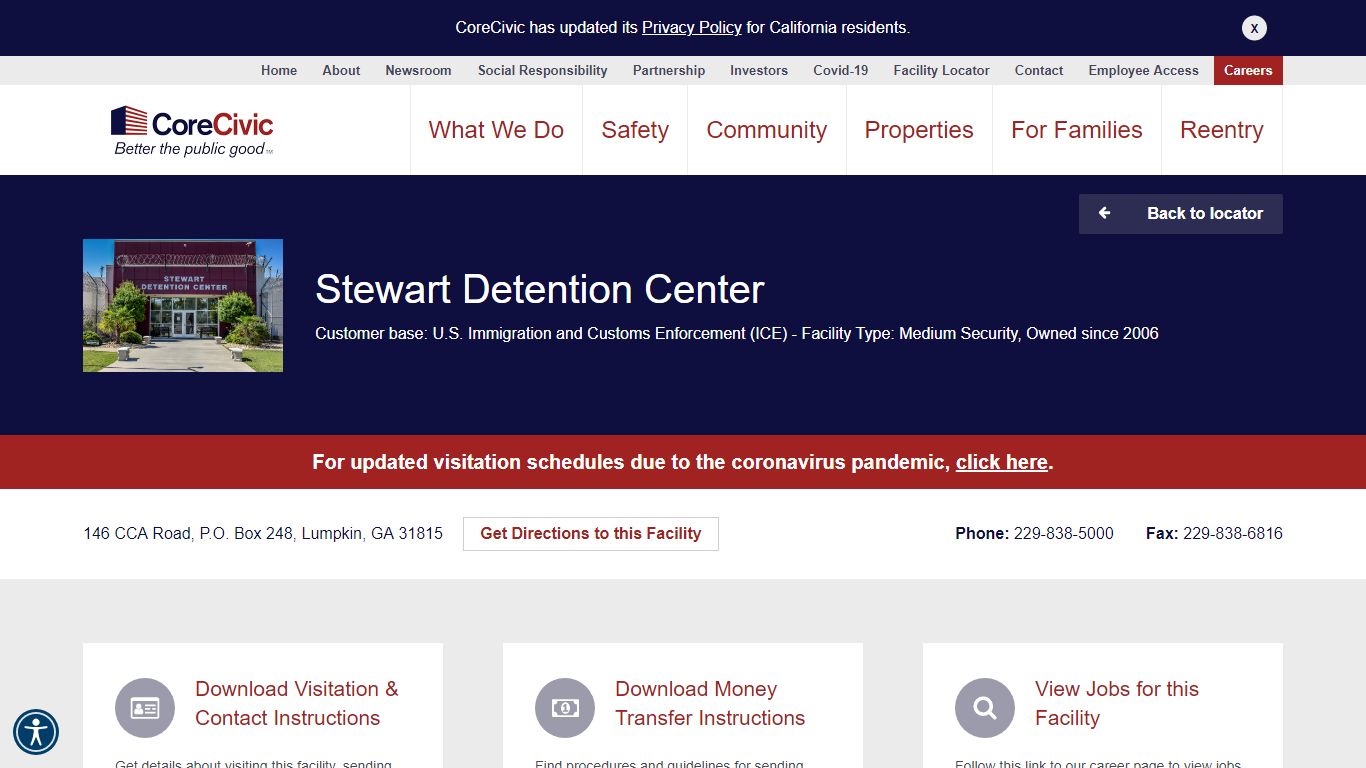 Stewart Detention Center - CoreCivic